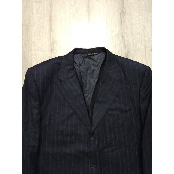 Recent Canali Wool Cashmere Striped Blazer Mens Sport Coat 56R EU‎ / 46R US - Picture 5 of 14